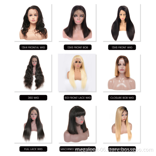 Mink Full Lace Wig peruvian wig With Baby Hair, Perruque Full Lace Human Hair wig